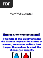 Mary Wollstonecraft Historical Content Powerpoint