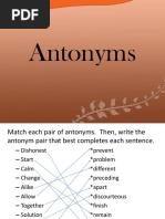 Antonyms