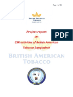 CSR Activities of British American Tobacco Bangladesh (For Hasib)