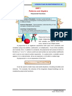 Degree Leading Coefficient and Constant Term of A Polynomial Function