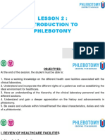 LESSON 2 - INTRODUCTION TO PHLEBOTOMY Lec