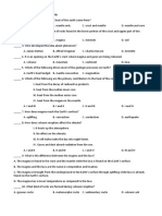 QUIZ - Geologic Processes Inside The Earth