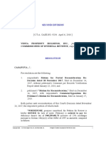 Vesta Property Holdings, Inc. v. CIR, CTA Case No. 9234 (2018)