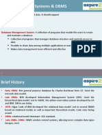 Intro To Database Systems & DBMS
