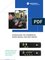 Introducing The Commercial Series Mobile Two-Way Radios