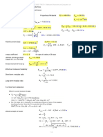 Short Term and Long Term Deflection Calculations