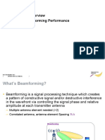 Beamforming Overview DL and UL Beamforming Performance Conclusions