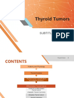 Thyroid Tumors: Subtitle Headline Dr. Dea