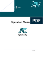 Agile Config Operation Manual-V2.0.0