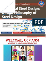 Structural Steel Design: Design Philosophy of Steel Design: Universal College of Parañaque