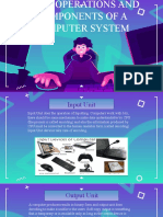 Basic Operations and Components of A Computer System