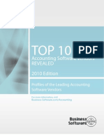 Accounting Software Vendors Revealed 2010 Edition