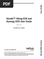 Natus Nicolet Edx User Guide