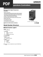 Digital Temperature Controllers: Model Number Structure