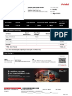 March-April Airtel Bill
