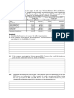 8.2 Test 2a Revision Questions Part 1 - CVP and Standard Cost