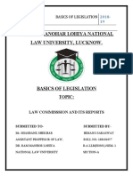 Basics of Legislation Project