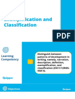 English 11 - Unit 4 - Lesson 4 - Exemplification and Classification