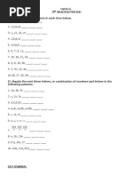 Math 6 NTH Sequence