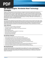 IDC Retail Insights Worldwide Retail Technology Strategies - 2023 July