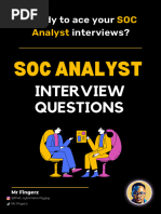 Soc Analyst Interview Questions