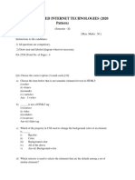 AIT Solved Paper