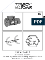 Lspx-Fap 2: Induction Motors For Atmospheres Containing Explosive Dust