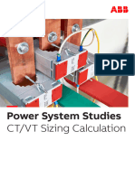 Power System Studies - CT&VT Sizing Calculation - Leaflet