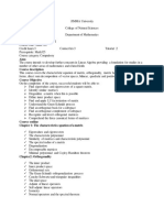 Course Outline Linear Algebra II