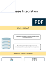 Database Integration