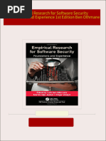 Download Complete Empirical Research for Software Security Foundations and Experience 1st Edition Ben Othmane PDF for All Chapters