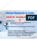 DR Dilip Pawar - Clinical Research in India