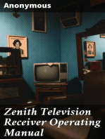 Zenith Television Receiver Operating Manual