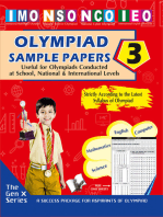 Olympiad Sample Paper 3: Useful for Olympiad conducted at School, National & International levels