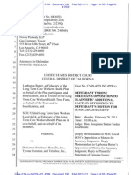 Lawsuit Filing by Tyrone Freeman in Civil Suit Vs Freeman, TelaDoc and Dickerson Employee Benefits 2-28-11