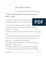 Graphic Organizer Rubric