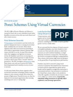 Ponzi Schemes Using Virtual Currencies