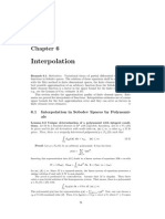 Interpolation: 6.1 Interpolation in Sobolev Spaces by Polynomi-Als