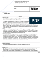 California State Science Fair 2007 Project Summary