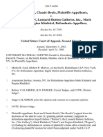 Rene Boule, Claude Boule v. Ingrid Hutton, Leonard Hutton Galleries, Inc., Mark Khidekel, Regina Khidekel, 328 F.3d 84, 2d Cir. (2003)