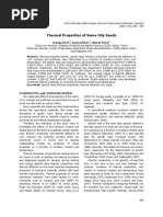 Thermal Properties of Some Oily Seeds: Raziye İNCE, Emin GÜZEL, Ahmet İNCE