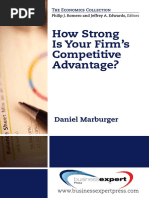 How Strong Is Your Firm's Competitive Advantage?