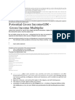 Potential Gross Incomegim - Gross Income Multiplie: Provided, The Authorization Shall