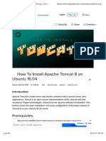 How To Install Apache Tomcat 8 On Ubuntu 16