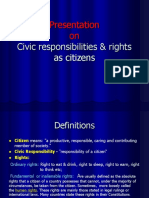 1 - Civic Responsibilities & Rights As Citizens