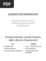 Gender Discrimination