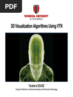 3D Visualization Algorithms Using VTK 3D Visualization Algorithms Using VTK