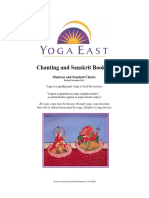 Chanting and Sanskrit Booklet