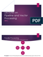 Lectures On Pipeline and Vector Processing: Unit 6