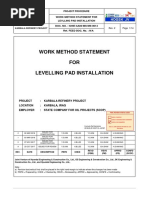 IONE-AA00-MS-MS-0014 WMS FOR Levelling Pad Installation